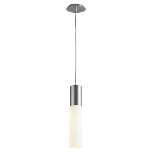 Oxygen Lighting Magnum 4000K Acrylic Pendant 120V, Satin Nickel