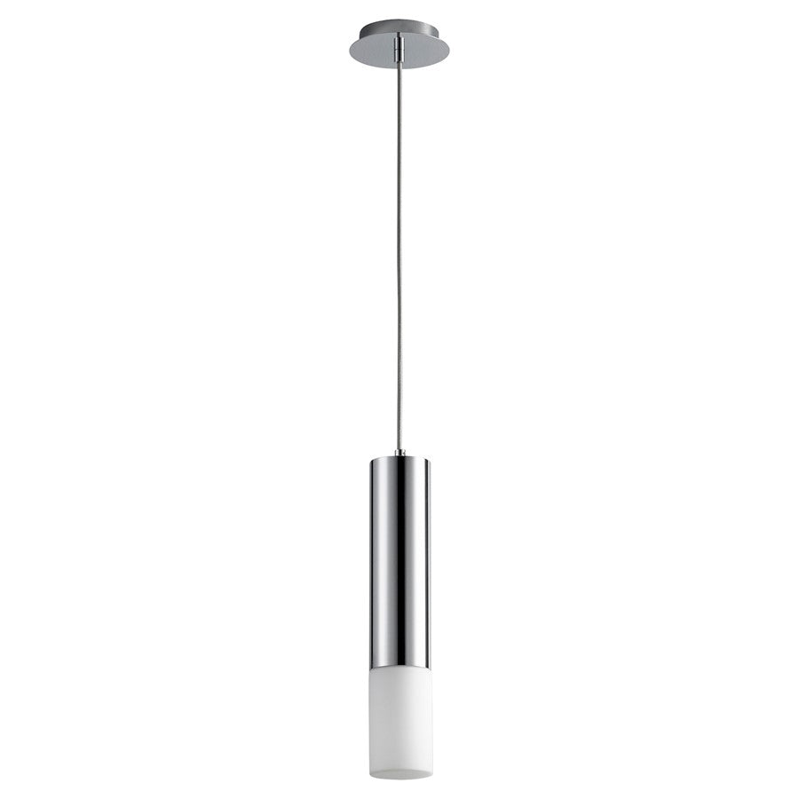 Oxygen Lighting Opus 2700K Glass Pendant 120V, Polished Chrome - 3-654-27114