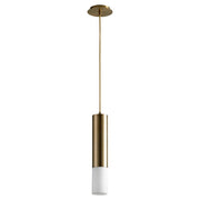 Oxygen Lighting Opus 2700K Glass Pendant 120V, Aged Brass - 3-654-27140