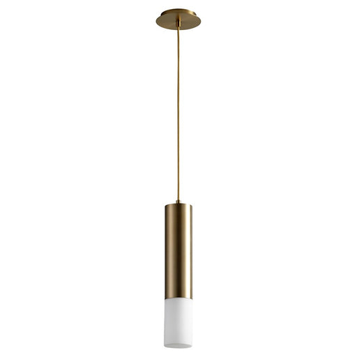 Oxygen Lighting Opus 2700K Glass Pendant 120V, Aged Brass - 3-654-27140