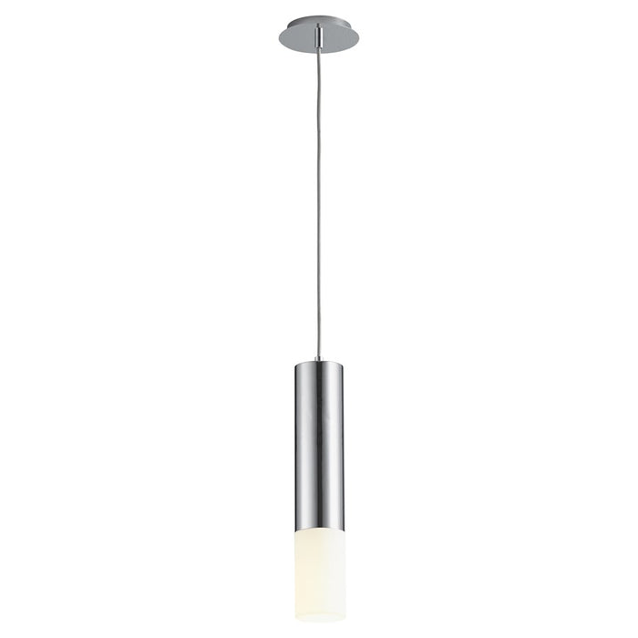 Oxygen Lighting Opus 4000K Acrylic Pendant 120V, Polished Chrome