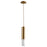 Oxygen Lighting Opus 4000K Acrylic Pendant 120V, Aged Brass - 3-654-4040