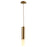 Oxygen Lighting Opus 4000K Acrylic Pendant 120V, Aged Brass