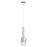 Oxygen Lighting Spindle 2700K Smk Ombre 120V Pendant, Pol Chrome