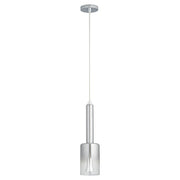Oxygen Lighting Spindle 4000K Smk Ombre 120V Pendant, Pol Chrome - 3-656-401314