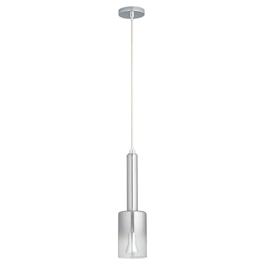 Oxygen Lighting Spindle 4000K Smk Ombre 120V Pendant, Pol Chrome - 3-656-401314
