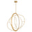 Oxygen Lighting Galilei 29" 5Cct LED Pendant, Aged Brass - 3-658-40