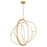 Oxygen Lighting Galilei 29" 5Cct LED Pendant, Aged Brass