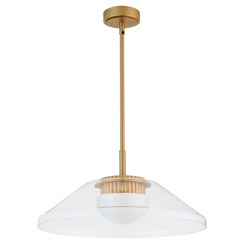 Oxygen Lighting Eros 5Cct Pendant, Brushed Brass - 3-659-56