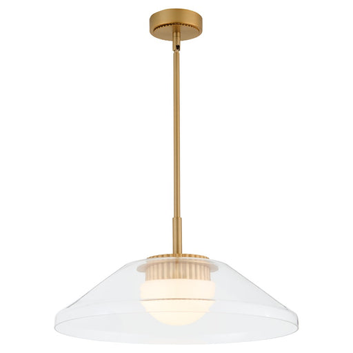 Oxygen Lighting Eros 5Cct Pendant, Brushed Brass