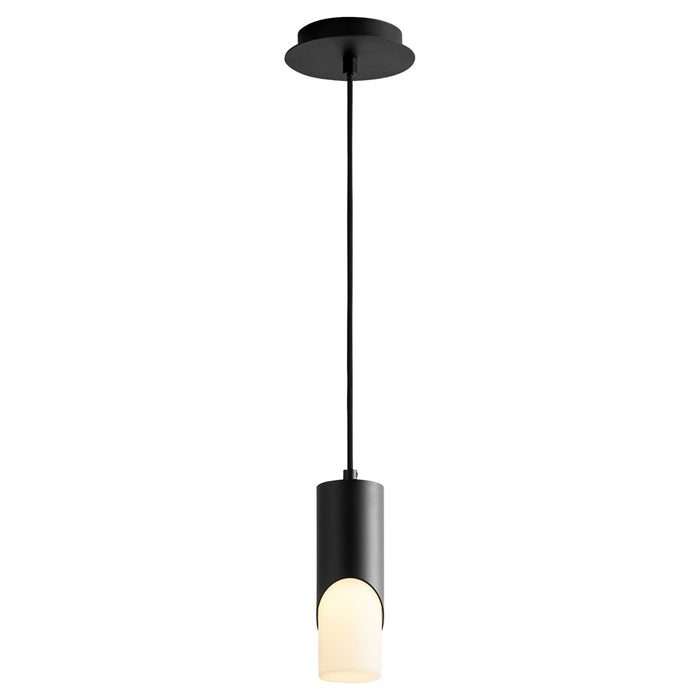 Oxygen Lighting Ellipse 2700K Short Pendant 2.75 Glass/Black