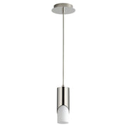 Oxygen Lighting Ellipse 2700K Short Pendant 2.75 Glass/Pol Nickel - 3-667-27120
