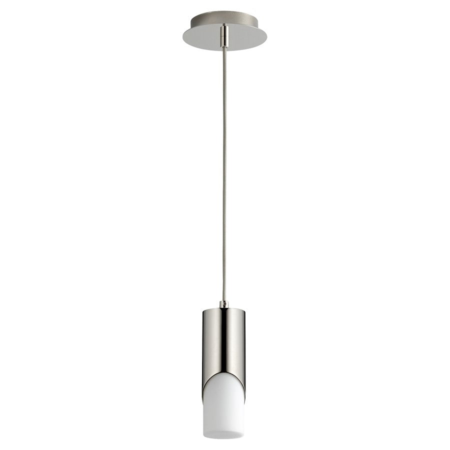 Oxygen Lighting Ellipse 2700K Short Pendant 2.75 Glass/Pol Nickel - 3-667-27120