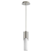 Oxygen Lighting Ellipse 2700K Tall Pendant, 2.75 Glass/Pol Nickel - 3-668-27120
