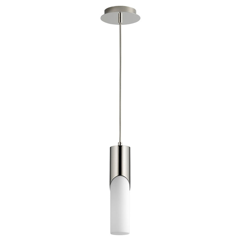 Oxygen Lighting Ellipse 2700K Tall Pendant, 2.75 Glass/Pol Nickel - 3-668-27120