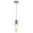 Oxygen Lighting Ellipse 2700K Tall Pendant, 2.75 Glass/Pol Nickel