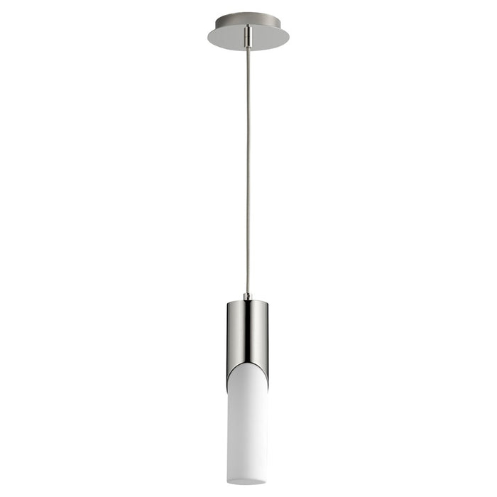 Oxygen Lighting Ellipse 2700K Tall Pendant, 2.75 Acrylic/P Nickel - 3-668-27220