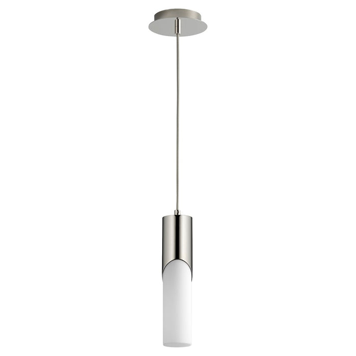 Oxygen Lighting Ellipse 3500K Tall Pendant, 2.75 Glass/Pol Nickel - 3-668-35120
