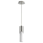 Oxygen Lighting Ellipse 3500K Tall Pendant, 2.75 Acrylic/P Nickel - 3-668-35220