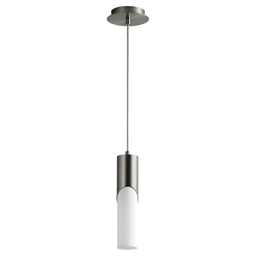 Oxygen Lighting Ellipse 4000K Tall Pendant, 2.75 Acrylic/Nickel - 3-668-40224