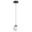 Oxygen Lighting Luna 4000K 6" 120V Pendant, Oiled Bronze - 3-670-4022