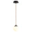 Oxygen Lighting Luna 4000K 6" 120V Pendant, Oiled Bronze