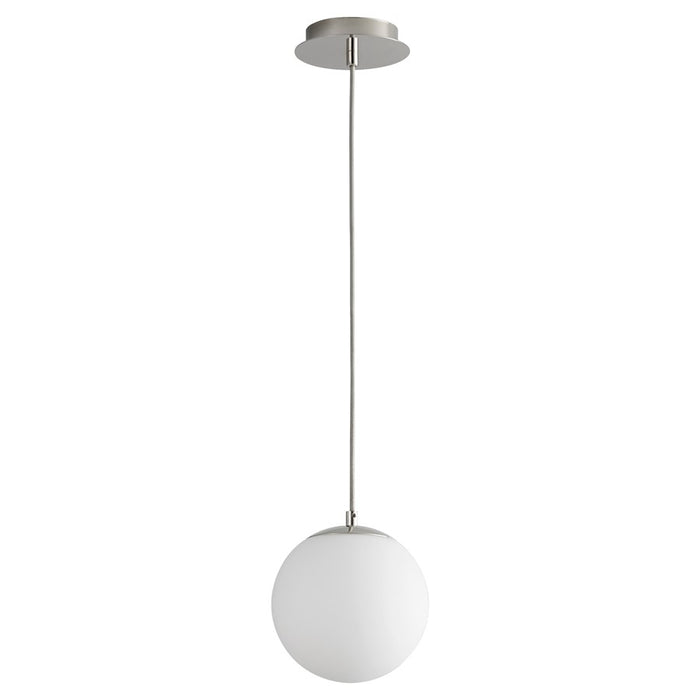 Oxygen Lighting Luna 2700K 8" 120V Pendant, Polished Nickel - 3-671-2720