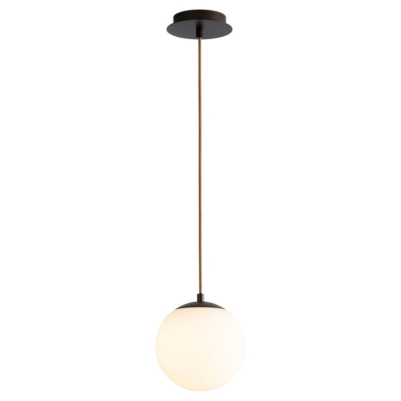 Oxygen Lighting Luna 3500K 8" 120V Pendant, Oiled Bronze
