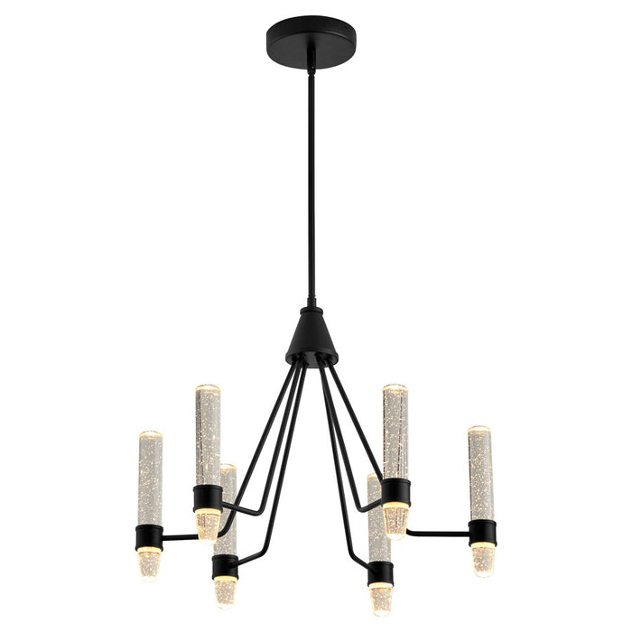 Oxygen Lighting Ethos 6Lt Cct Chandelier, Black