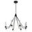 Oxygen Lighting Ethos 8Lt Cct Chandelier, Black - 3-6714-15