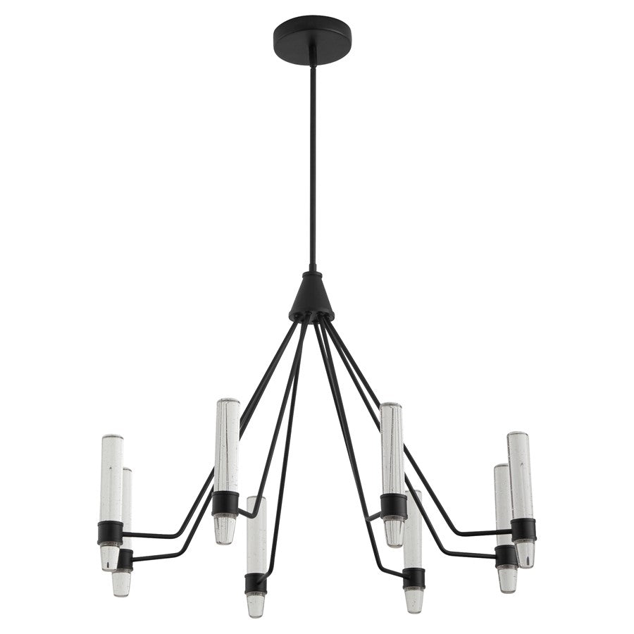 Oxygen Lighting Ethos 8Lt Cct Chandelier, Black - 3-6714-15