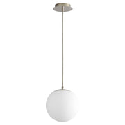 Oxygen Lighting Luna 2700K 10" 120V Pendant, Polished Nickel - 3-672-2720