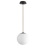 Oxygen Lighting Luna 2700K 10" 120V Pendant, Oiled Bronze - 3-672-2722