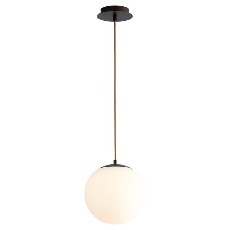 Oxygen Lighting Luna 2700K 10" 120V Pendant, Oiled Bronze