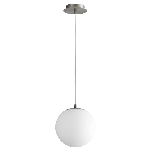 Oxygen Lighting Luna 2700K 10" 120V Pendant, Satin Nickel - 3-672-2724