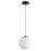 Oxygen Lighting Luna 3500K 10" 120V Pendant, Oiled Bronze - 3-672-3522
