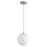 Oxygen Lighting Luna 4000K 10" 120V Pendant, Polished Nickel - 3-672-4020