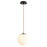 Oxygen Lighting Luna 4000K 10" 120V Pendant, Oiled Bronze