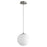 Oxygen Lighting Luna 4000K 10" 120V Pendant, Satin Nickel - 3-672-4024