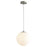 Oxygen Lighting Luna 4000K 12" 120V Pendant, Satin Nickel