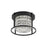 Oxygen Lighting Élan 16" Cct Ceiling Mount, Black - 3-675-15
