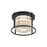 Oxygen Lighting Élan 16" Cct Ceiling Mount, Black