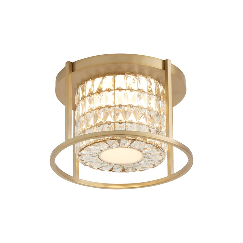 Oxygen Lighting Élan 16" Cct Ceiling Mount, Aged Brass