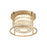 Oxygen Lighting Élan 16" Cct Ceiling Mount, Aged Brass