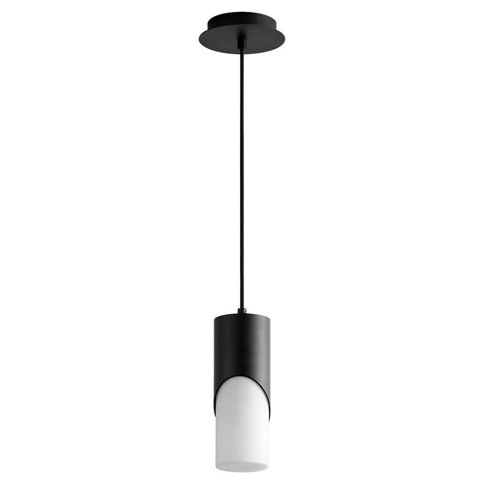 Oxygen Lighting Ellipse 2700K Short Pendant 3.5 Glass/Black - 3-677-27115