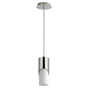 Oxygen Lighting Ellipse 2700K Short Pendant 3.5 Glass/Pol Nickel - 3-677-27120