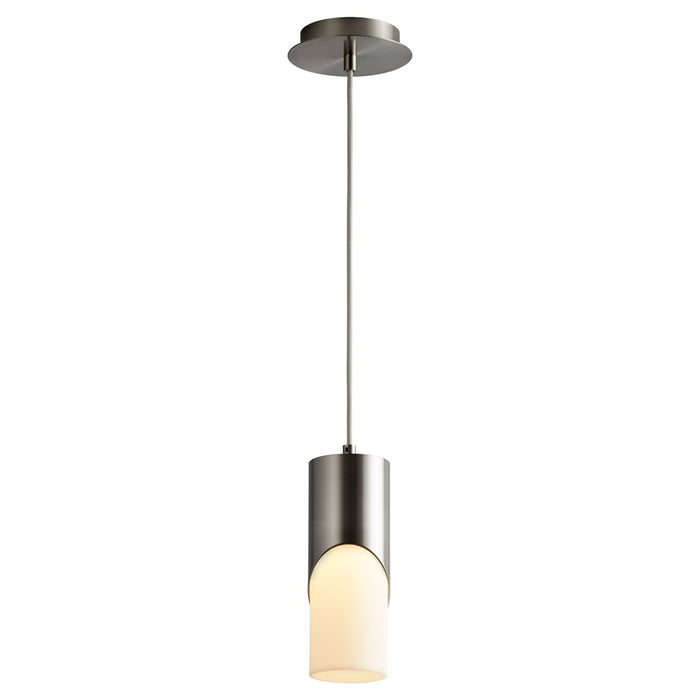 Oxygen Lighting Ellipse 2700K Short Pendant 3.5 Acrylic/Nickel