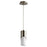 Oxygen Lighting Ellipse 3500K Short Pendant 3.5 Acrylic/Nickel - 3-677-35224