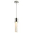 Oxygen Lighting Ellipse 3500K Tall Pendant, 3.5 Acrylic/Pol Nickel