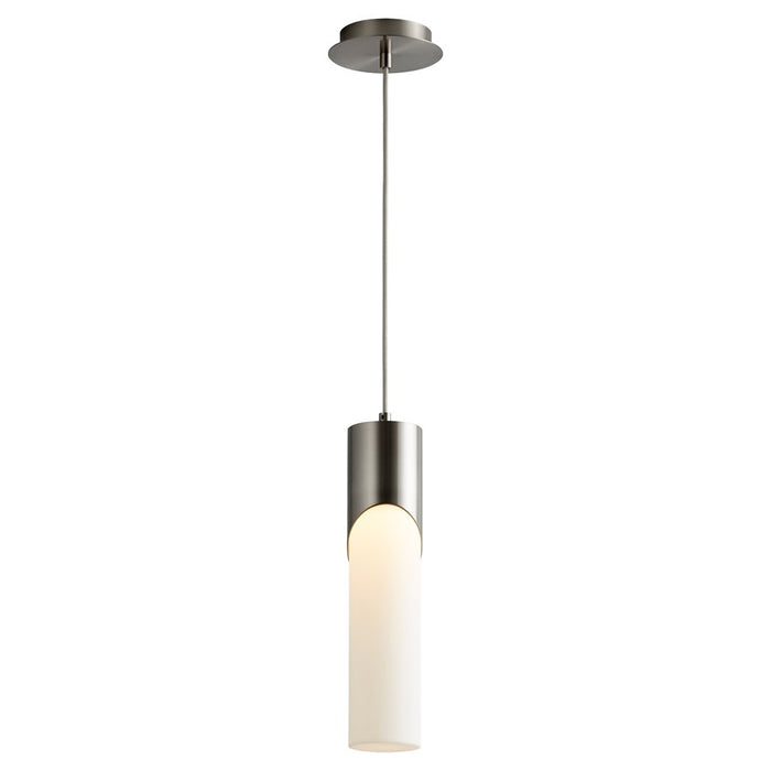 Oxygen Lighting Ellipse 3500K Tall Pendant, 3.5 Acrylic/Nickel